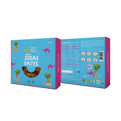 Organic Segai Whole Dates-500g