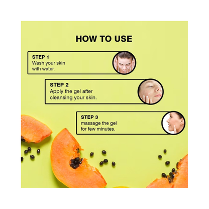 Khadi Organique Aloevera Papaya Gel for Face, Skin & Hair 200ml