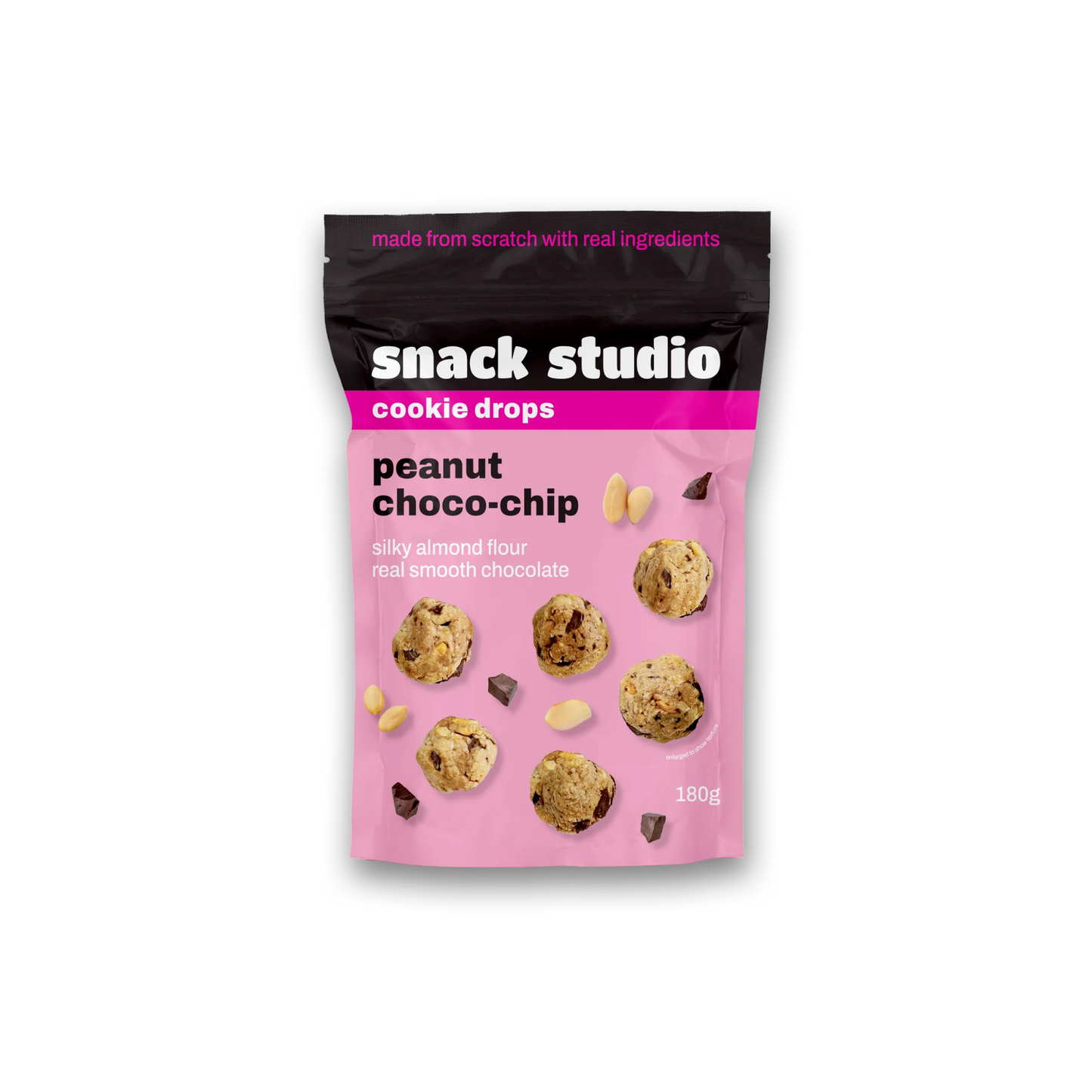 Snack Studio Peanut Choco-chip Cookie Drops 180g