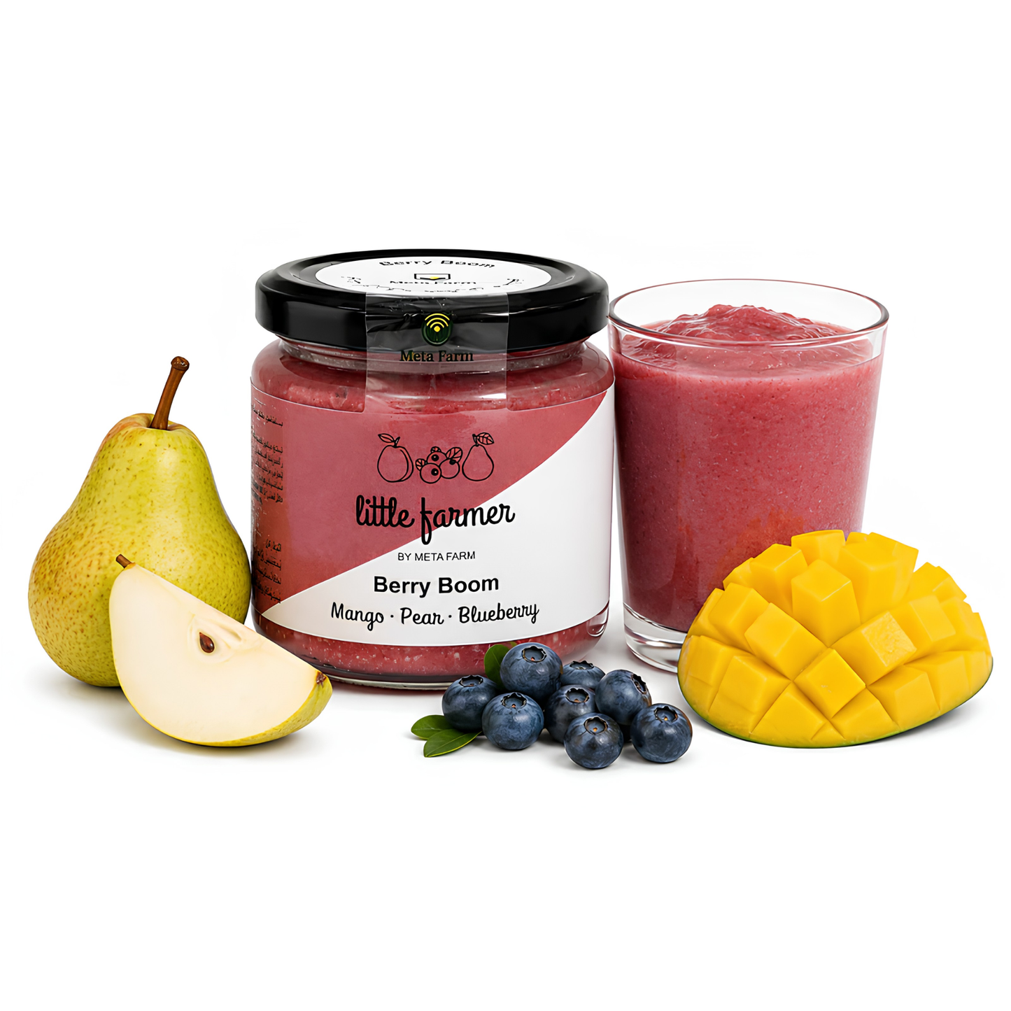 Mango-Pear-Blueberry puree 150g