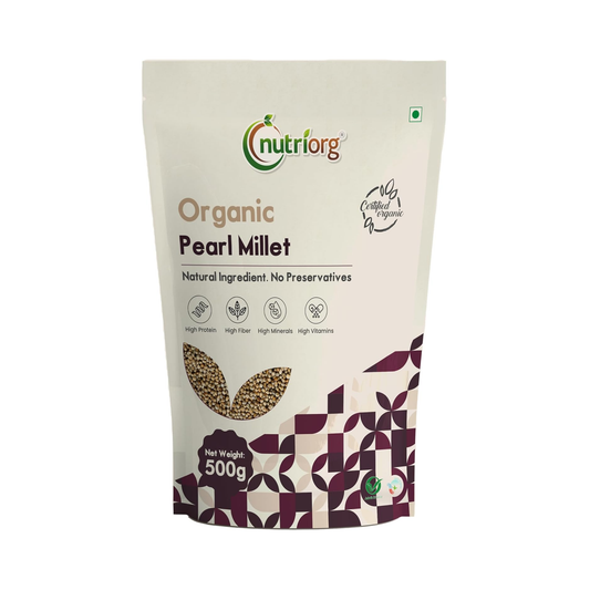 Nutriorg Organic Pearl Millet (Bajra) 500g