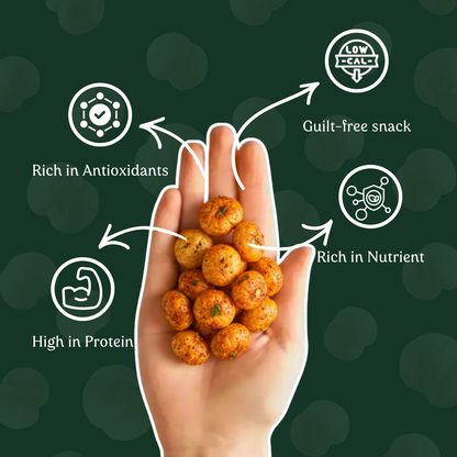 Jivika Roasted Makhana Peri Peri 80g