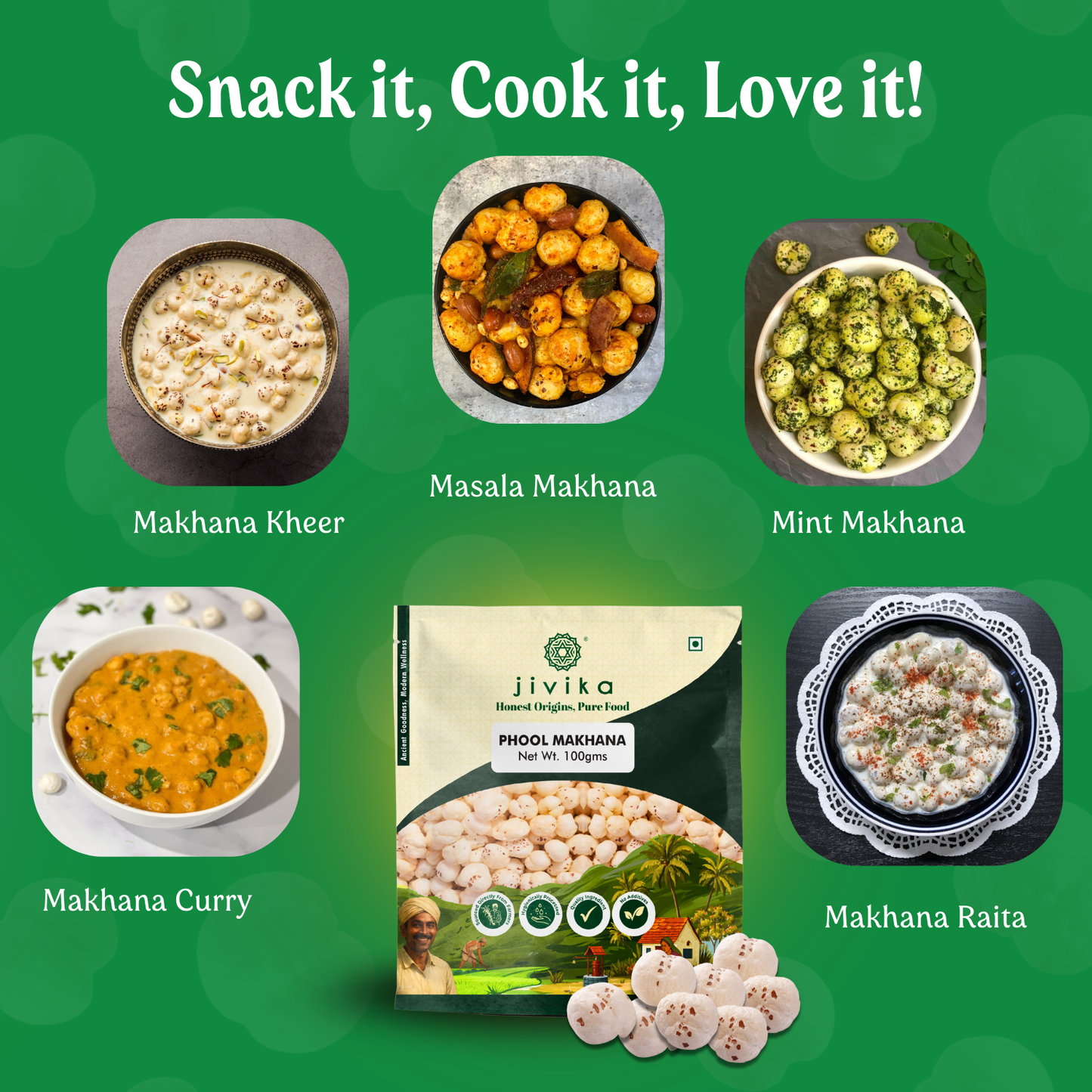 Jivika Phool Makhana 100g