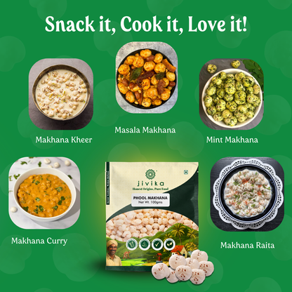Jivika Phool Makhana 100g