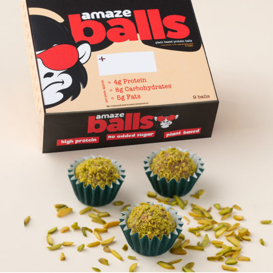 Organic Pitachio Balls Box of 9