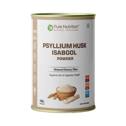 Pure Nutrition Psylliym Husk Isabgol Powder 100g