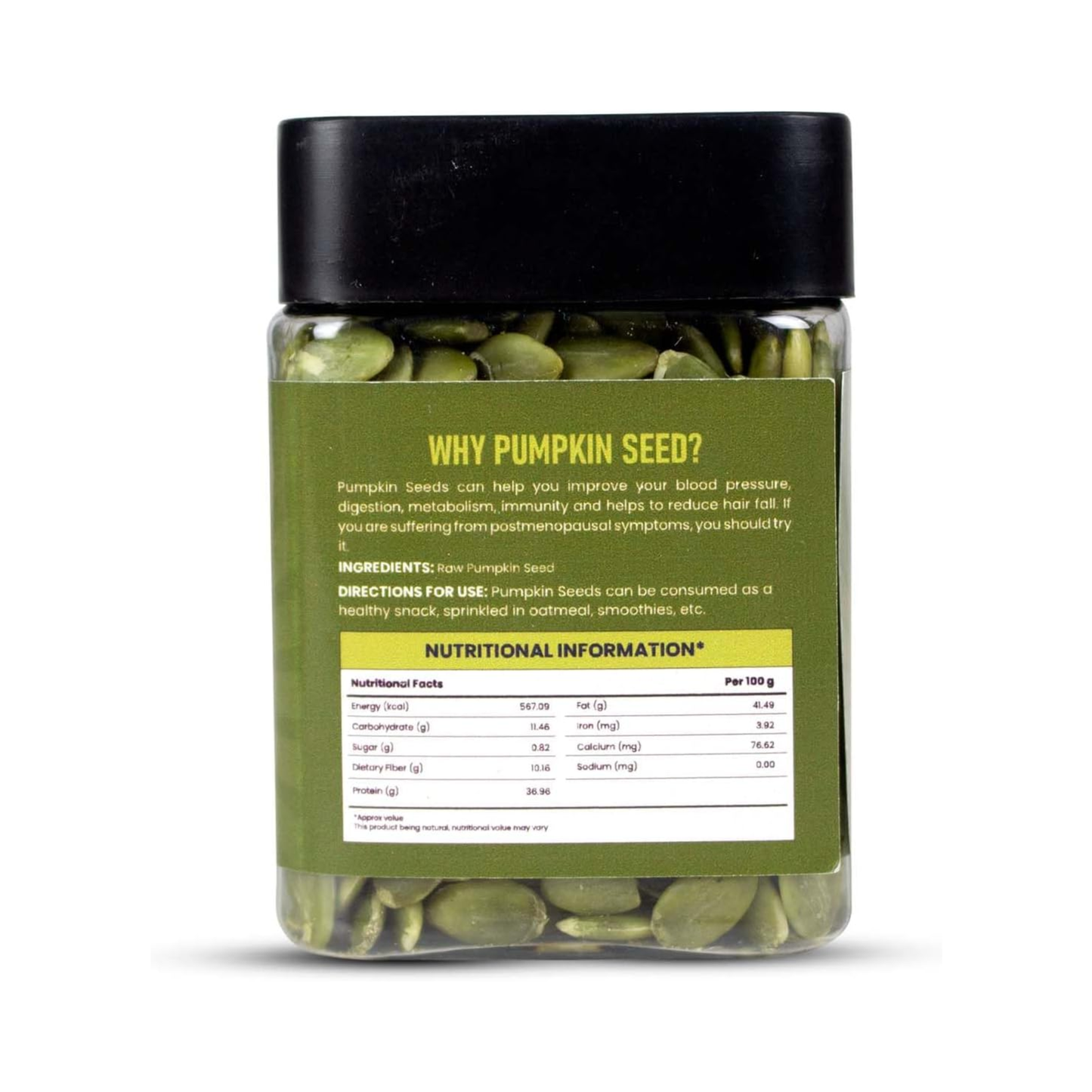 Nutriorg Pumpkin Seeds 150g