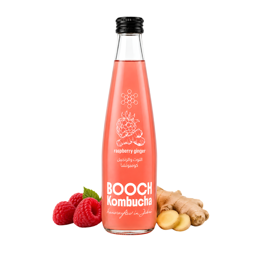 Kombucha (Raspberry & Ginger)-300ml