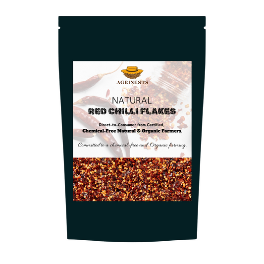 Natural Red Chilli Flakes 100gm