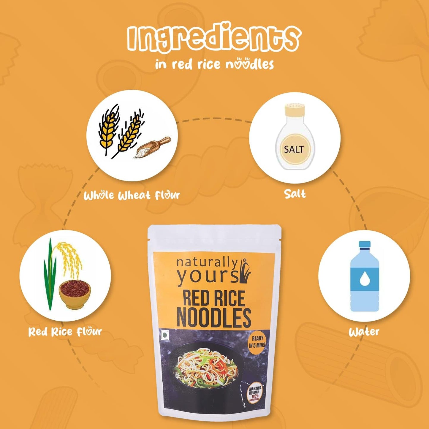 Naturally Yours Red Rice Noodles 180g
