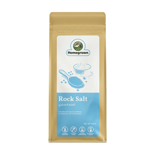 Homegrown Organic Rock Salt 330g