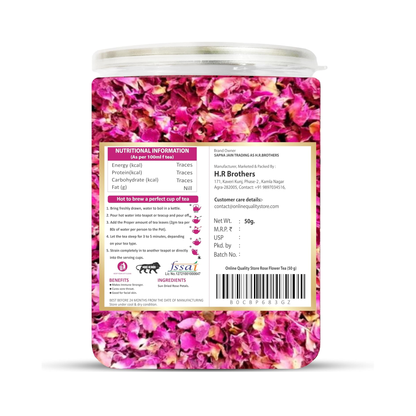 Online Quality Store Organic Rose Flower Tea-50g