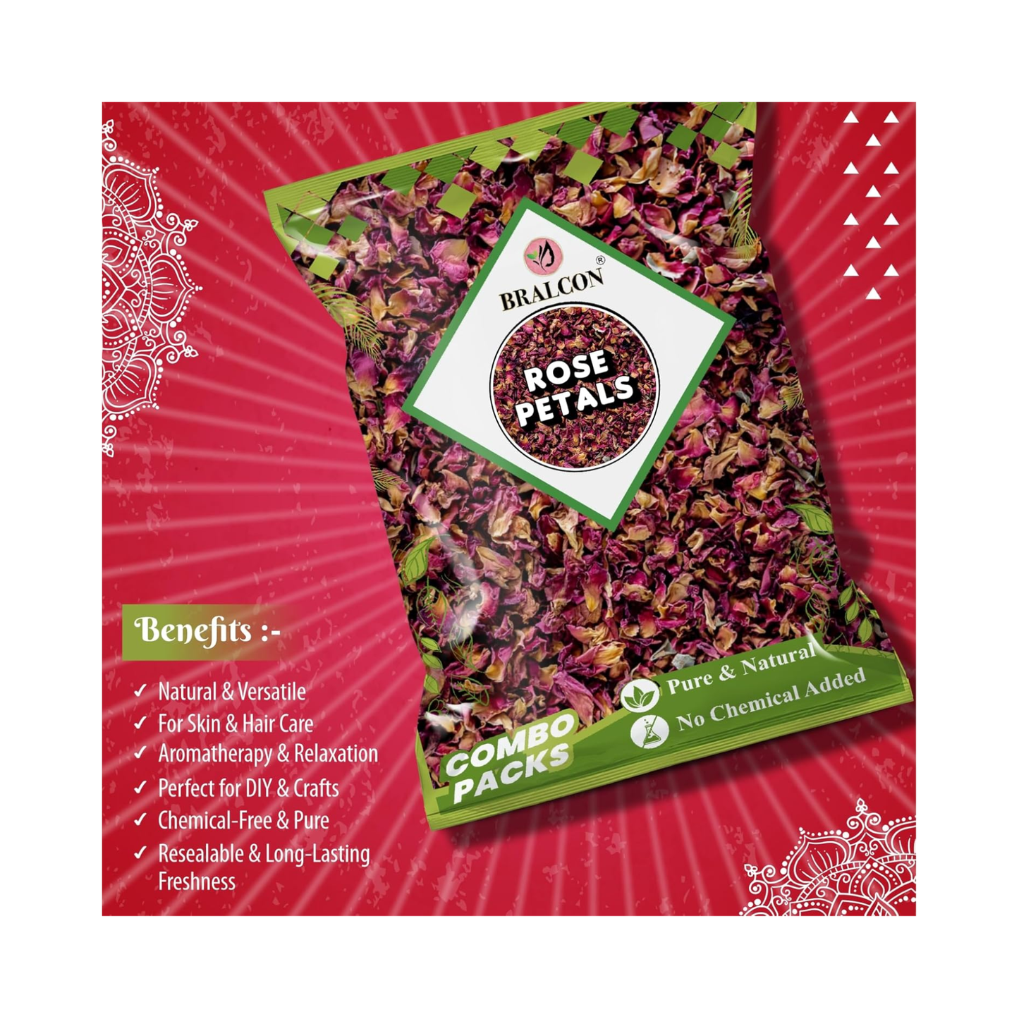 Bralcon Rose Petals-100g
