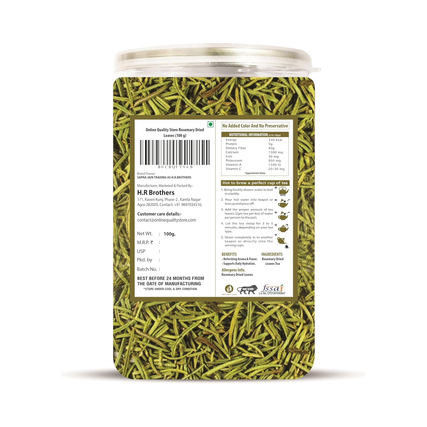 Online Quality Store Rosemary Dry Leaves-100g