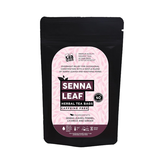 Senna Tea 40pcs biodegradable pyramid tea bags pouch