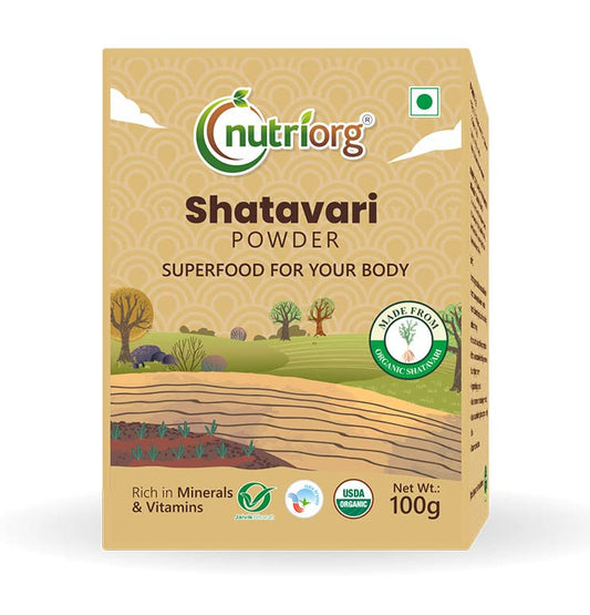 Nutriorg Certified Organic Shatavari Powder 100g