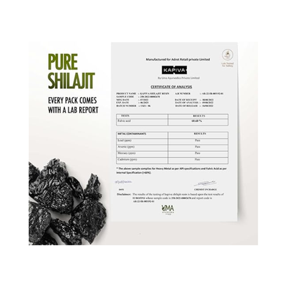 Kapiva Shilajit/Shilajeet Gold Resin - 20g