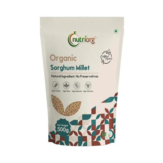 Nutriorg Organic Sorghum (Jowar) 500g