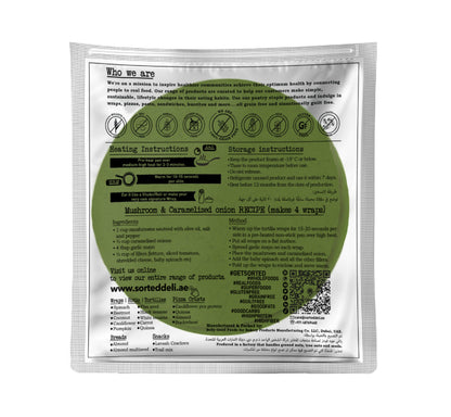 Spinach Wrap with Pea Protein – 9.3gms Protein | Gluten Free | Pack of 4