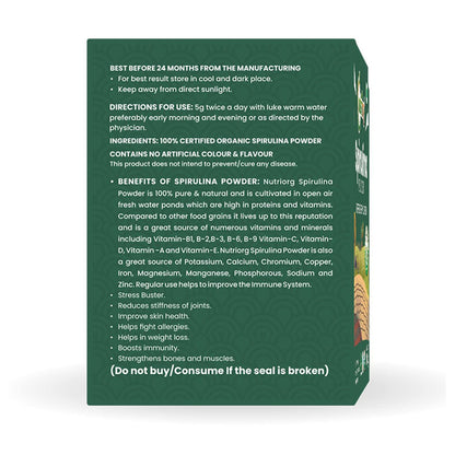 Nutriorg Spirulina Powder 100g