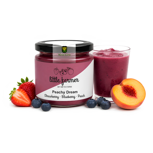 Strawberry-Peach-Blueberry puree 150g