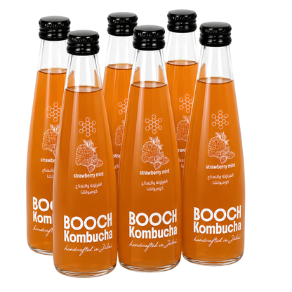 Kombucha (Strawberry Mint)-300ml Pack Of 6