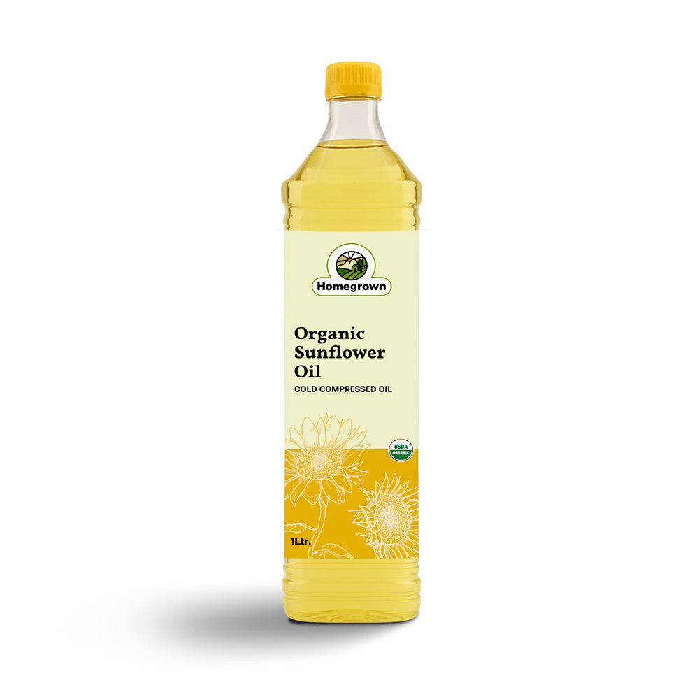Homegrown Organic Sunflower Oil 1ltr