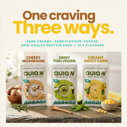 Quiq'N Instant Protein Soup Creamy Sweet Corn 25g