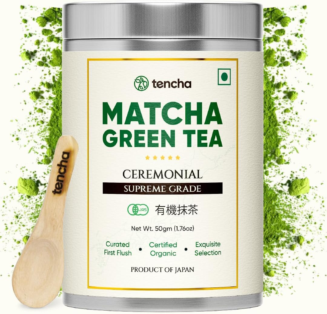 Tencha Ceremonial Supreme Grade Matcha Green Tea Jar 50g