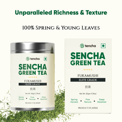 Tencha Sencha Green Tea Fukamushi Elite Grade 50g
