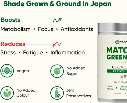 Tencha Ceremonial Matcha Jar 30g