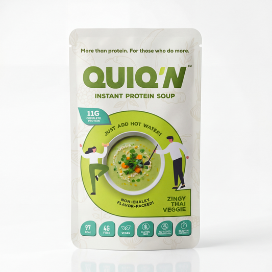 Quiq'N Instant Protein Soup Zingy Thai Veggie 25g.