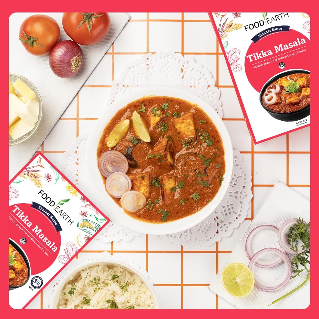 Food Earth Tikka Masala Simmer Sauce 300g