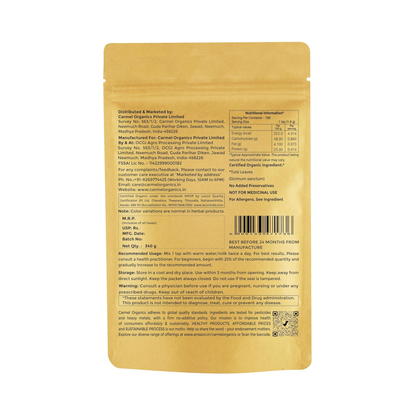 Carmel Organics Organic Tulsi Powder 340g