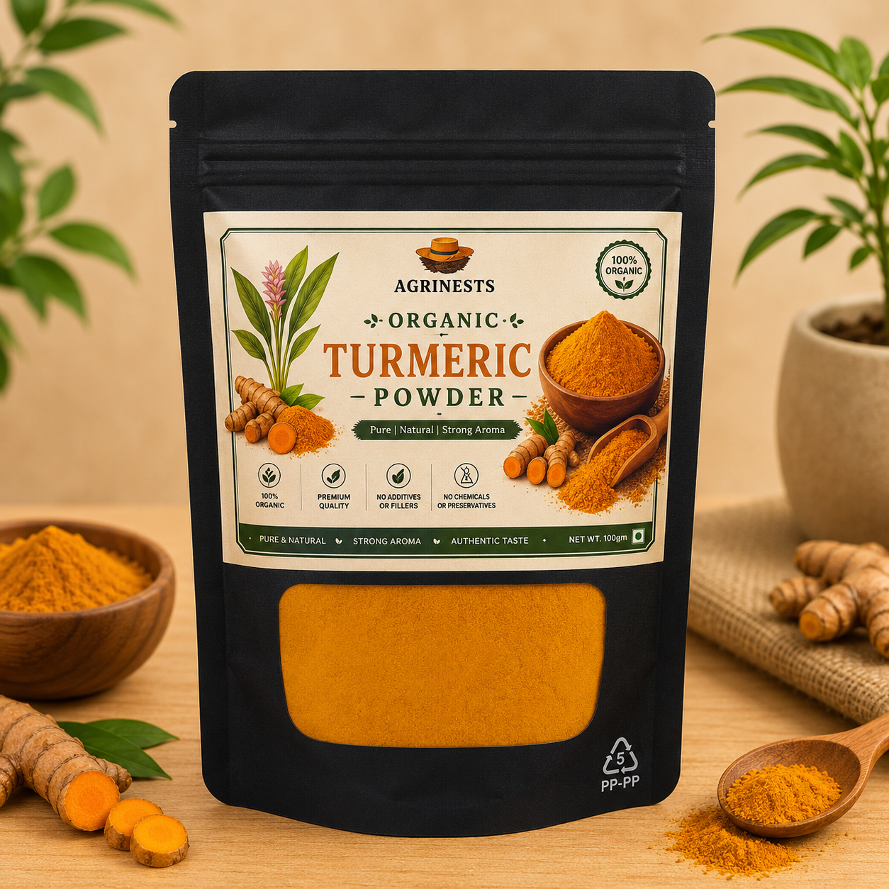 Organic Turmeric Powder 100gm