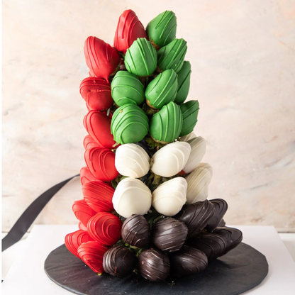 UAE National Flag Strawberries Tower