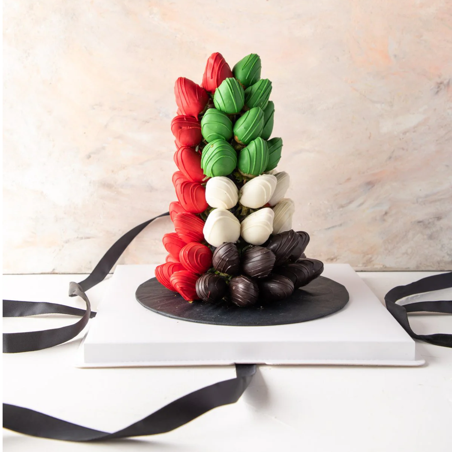 UAE National Flag Strawberries Tower