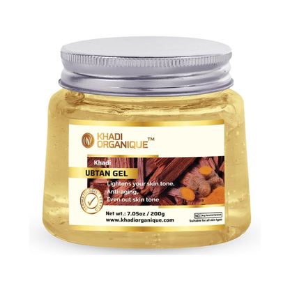 Khadi Organique Aloe Vera Ubtan Moisturizing Gel for Glowing Skin 200ml