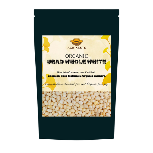 Organic Urad Whole White 500gm