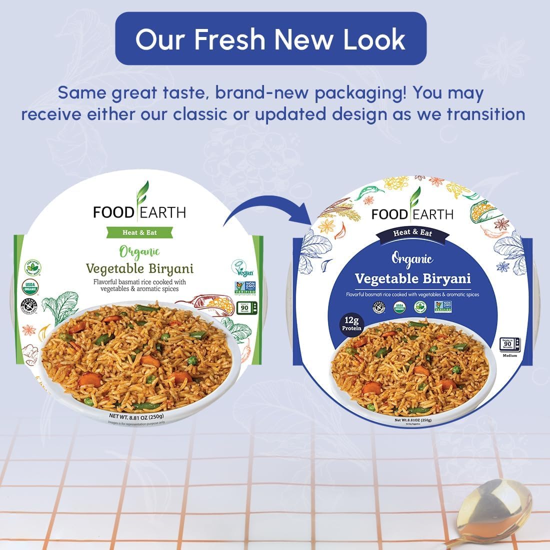 Food Earth Ready to Eat Vegetable Biryani