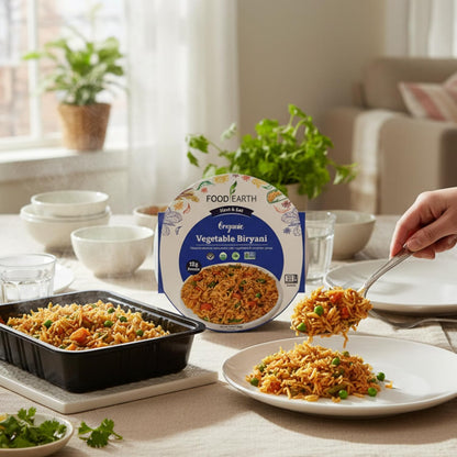 Food Earth Ready to Eat Vegetable Biryani