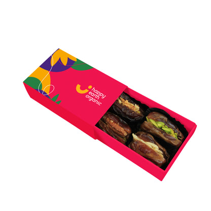 Organic Vibrant Pink Filled Dates-73g