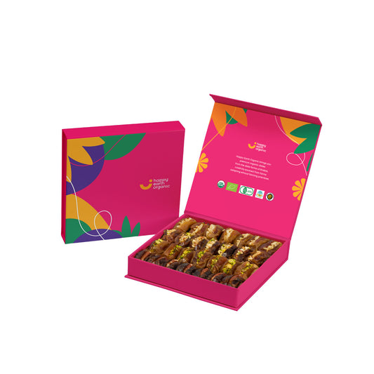 Organic Vibrant Pink Filled Dates 500g