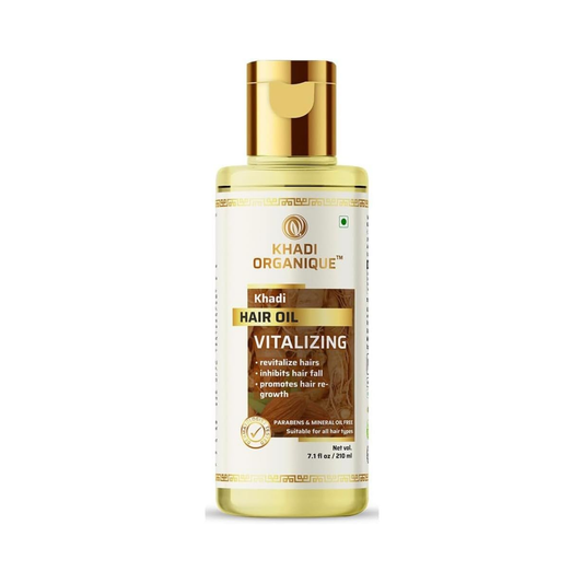 Khadi Organique Vitalizing Hair Oil Without Mineral Oil 210ml