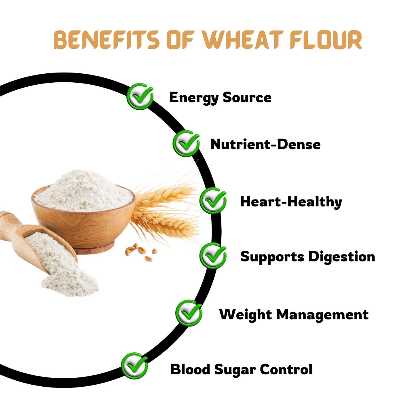 Organic Wheat Flour 1kg