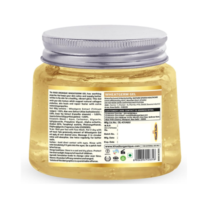 Khadi Organique Aloe Vera Gel with Wheatgerm, Green Tea & Licorice 200ml