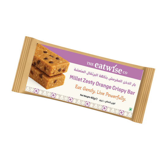 Millet Zesty Orange Crispy Bar 40g