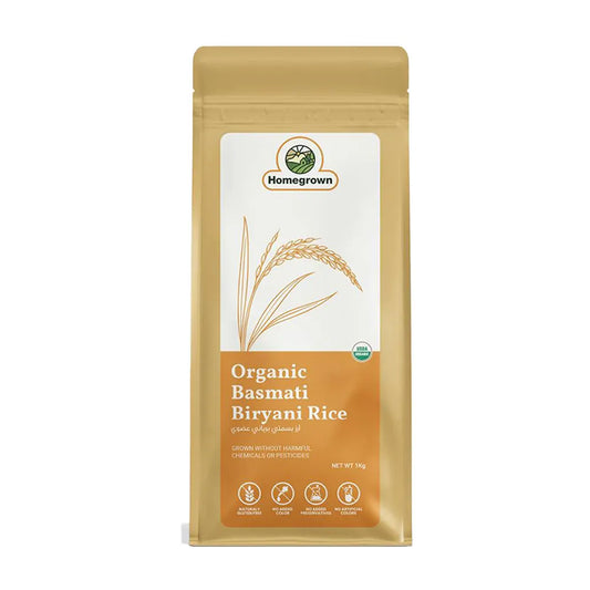 Homegrown Organic Basmati Biryani Rice 1kg