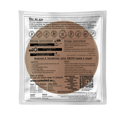 Flaxseed Wrap with Pea Protein – Only 0.5gms net carbs | Gluten Free | Pack of 4