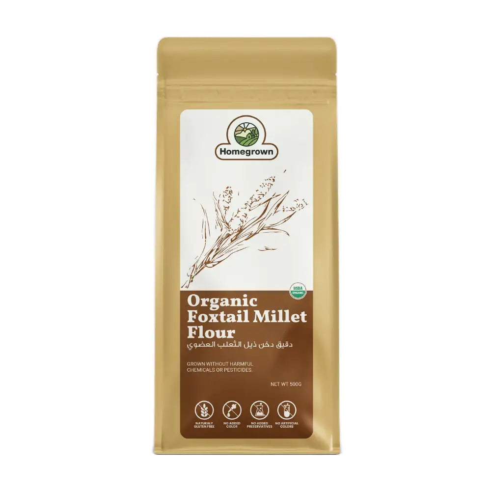 Homegrown Organic Foxtail Millet Flour ( Kangni Atta ) 500g